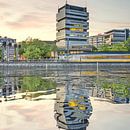 Wasser Reflexion Schiekade Rotterdam von Frans Blok Miniaturansicht