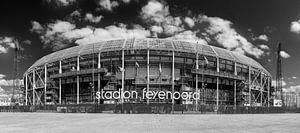 Stadion Feyenoord ofwel De Kuip, panorama van Pieter van Roijen