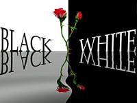 Rot,Weiß und Schwarz