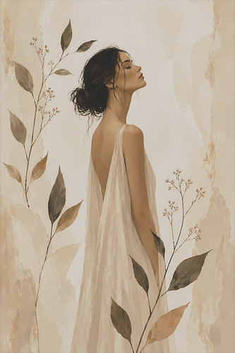 Tranquil Botanical Portrait