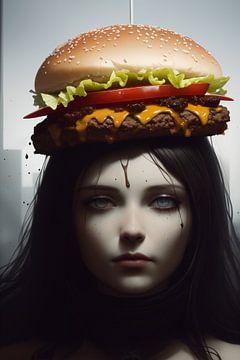 Burger Queen von H.Remerie Fotografie und digitale Kunst
