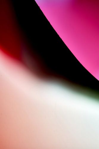 Gebogen papier, macrofotografie