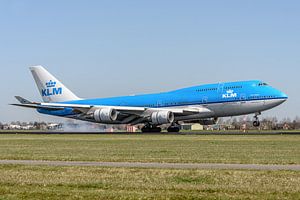 Landung KLM Boeing 747-400 