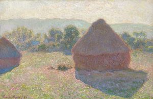 Hooibergen, overdag, Claude Monet