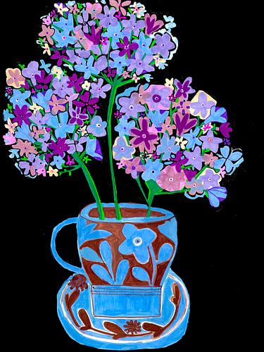 Stimmungsvolle Hortensie
