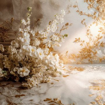 Bloemen Rococo Schilderij