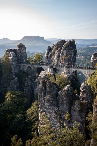Bastei bridge in Saxon Switzerland