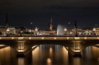 Lombardsbrücke Hamburg in nieuwe glorie
