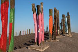 Landmark on the Haniel slag heap, Bottrop, Germany by Alexander Ludwig
