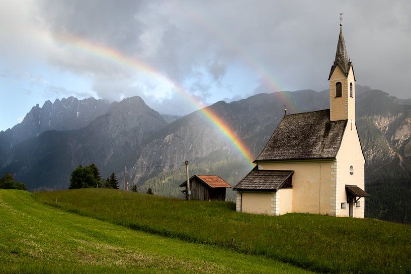 Het kerkje van Penzendorf - Osttirol - Oostenrijk van Felina Photography