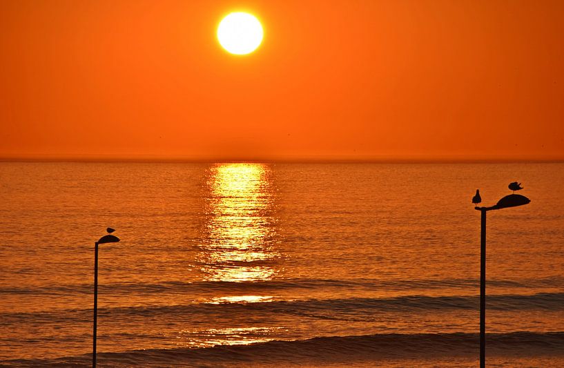 ein wunderschöner Sonnenuntergang am Blouberg Strand von Werner Lehmann
