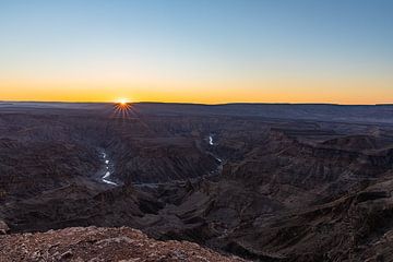 Sunset at the Fish River Canyon by Jeroen de Weerd