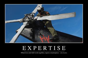 STK107101M-Expertise: Inspirational Quote and Motivational Poster by Stocktrek Images