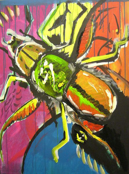 Green Beatle par Ria Lenaerts