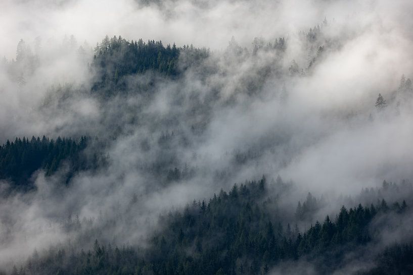 Foggy Magic: Mountain scenery in Austria by Jacob Molenaar