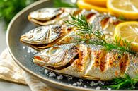 Grilled fish by Poster Art Shop thumbnail