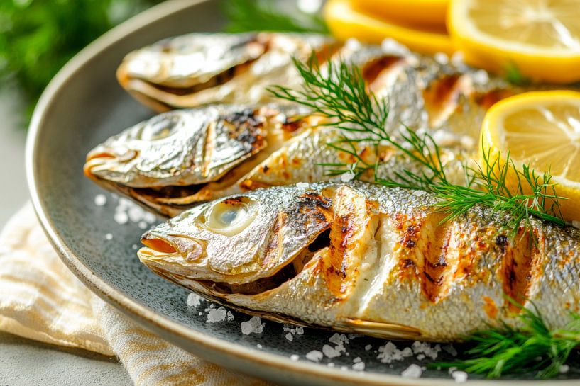 Grilled fish by Poster Art Shop