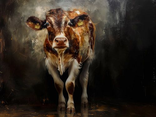 Petit veau chic sur Marjolein Deelen