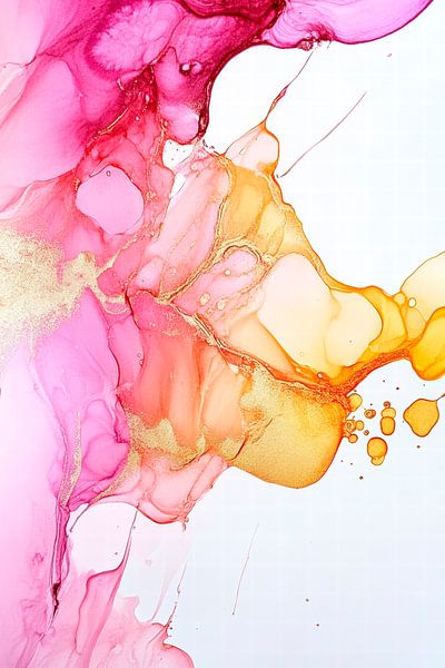 Watercolour art in pastel colours by Poster Art Shop