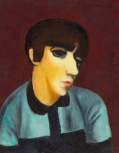 Moïse Kisling - Portrait of Mrs Renée Kisling (1919)