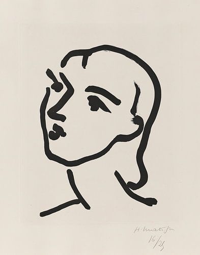 Henri Matisse, Nadia aux cheveux lisses 