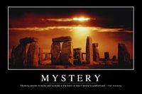 STK107145M-Mysterie: Inspirerende Quote en Motiverende Poster