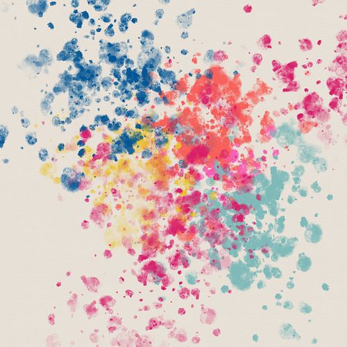 Peinture abstraite aux tons doux, design minimaliste et expressif