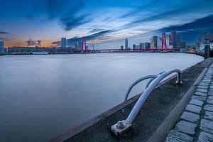 Skyline von Rotterdam von Chris van Es