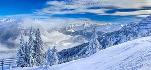 Paysage hivernal dans le Montafon