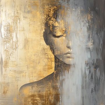Vanishing beauty among gold and icy mist by Color Square