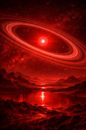 Red Star Within the Ringfire