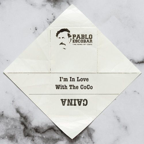 Gnome post I'm In Love With The Coco on marble