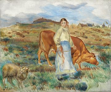 The return from the fields, Pierre Auguste Renoir