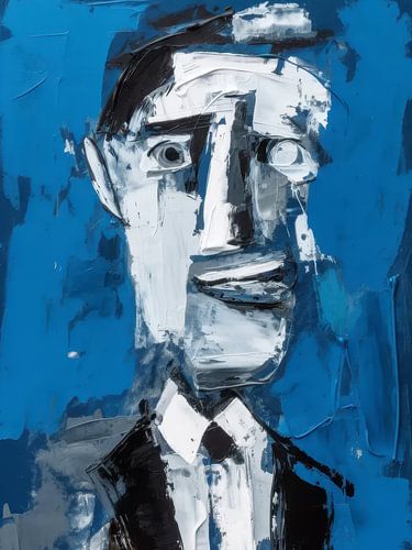 Portrait Of A Man Style Abstract