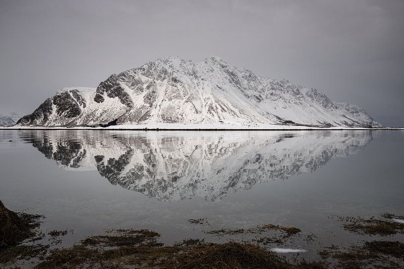 Reflection - Lonely Mountain by Peter Le Fevre