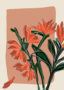 rote Blume von Sabrina Cools