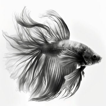 Betta Splendid Fisch von Uncoloredx12