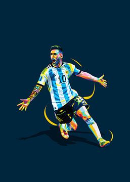 celebration Messi GOAL by Wpap Malang