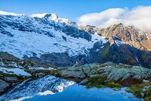 Die Dreiherrnspitze in einer kleinen Lacke