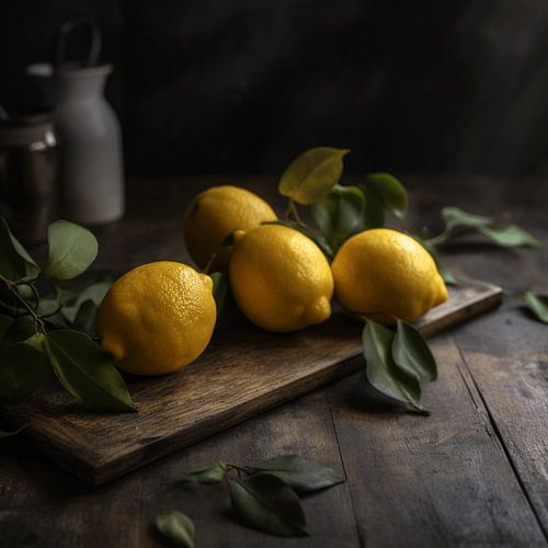Zonneschijn in Geel: Citroenen in Stilte