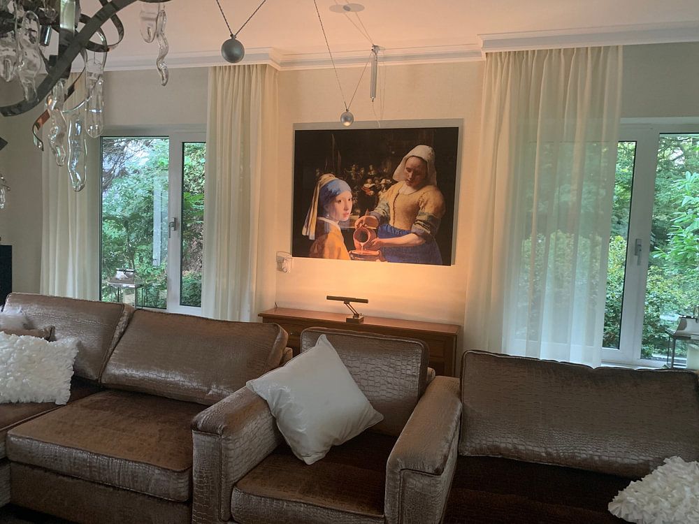 Das Mädchen mit dem Perlenohrgehänge - das Milchmädche - Johannes Vermeer  von Lia Morcus 