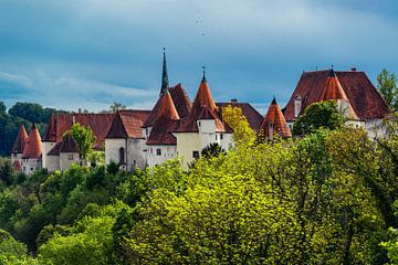 Burghausen op de Salzach van altmodern