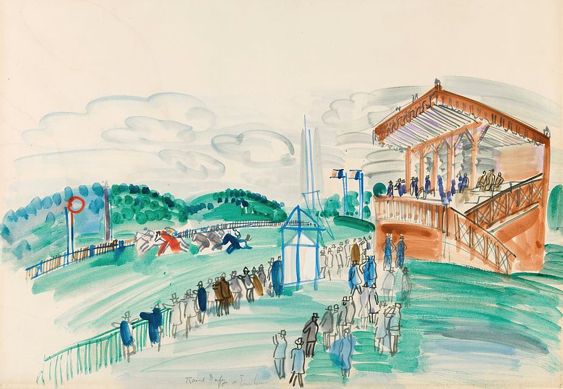 Raoul Dufy - The start in Saint-Cloud (circa 1931) by Peter Balan