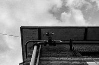 Detail of the industrial workshop in Zaandam and analogue