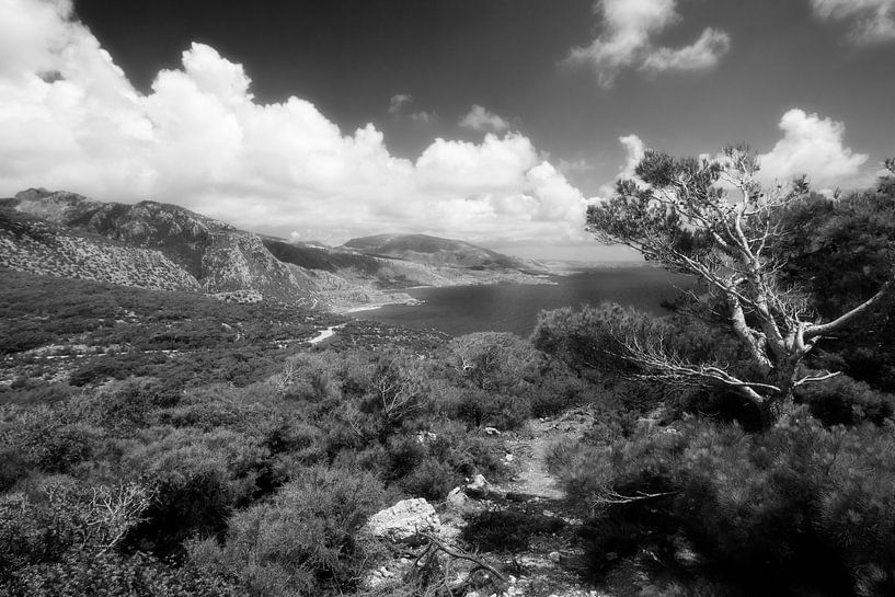 Coast at Kira Panagia, Karpathos, Greece by Peter Baak