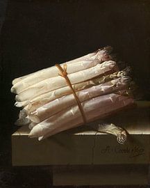 Stilleben mit Spargel - Adriaen Coorte