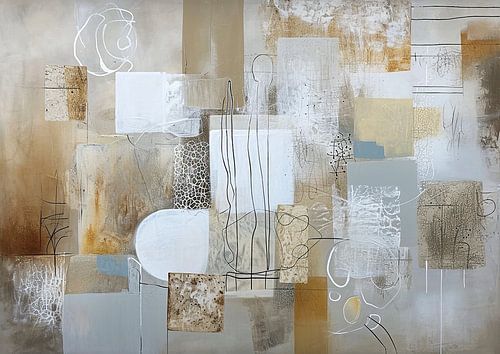 Composition sobre aux tons naturels