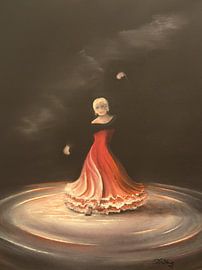 Flamenco - Danseuse sur Edeltraut K. Schlichting