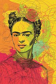 Frida Kunstbild von Poster Art Shop