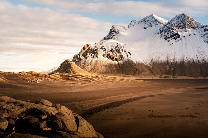 Vestrahorn, Stokksnes, IJsland van Melissa Peltenburg